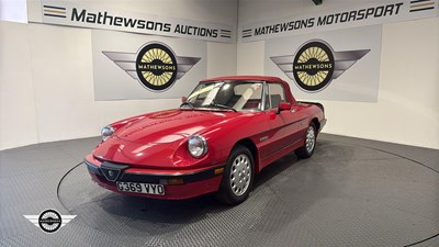 Lot 584 - 1990 ALFA ROMEO 2.0 SPIDER QUADRIFOGILO AND PININFARINA