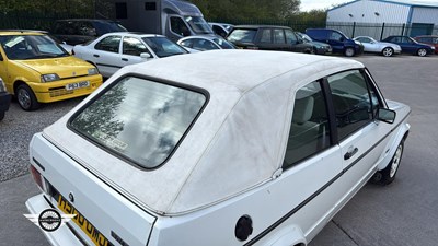 Lot 810 - 1984 VOLKSWAGEN GOLF CABRIO GTI