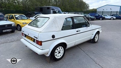 Lot 810 - 1984 VOLKSWAGEN GOLF CABRIO GTI