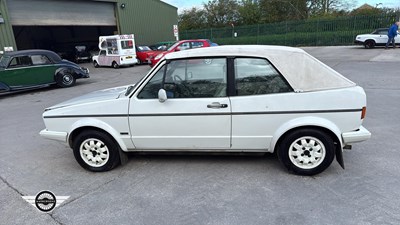 Lot 810 - 1984 VOLKSWAGEN GOLF CABRIO GTI