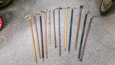 Lot 727 - LARGE SELECTION OF WALKING STICKS