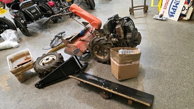 Lot 877 - BARBIARI ROTAVATOR WITH SPARES