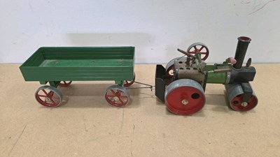 Lot 783 - MAMOD MINI STEAM ROLLER WITH TRAILER