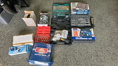 Lot 875 - SOCKET SETS & POWER TOOLS