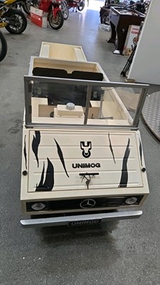Lot 1 - TOYLANDER UNIMOG WITH TOWN & COUNTRY TRAILER