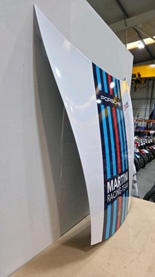 Lot 109 - MARTINI LIVERY PORSCHE 911 BONNET WALL ORNAMENT