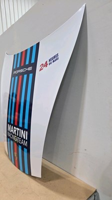 Lot 109 - MARTINI LIVERY PORSCHE 911 BONNET WALL ORNAMENT