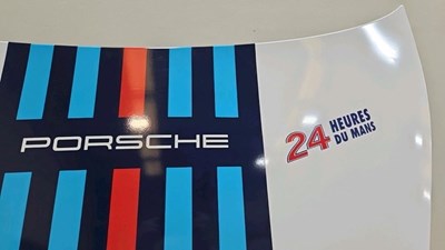 Lot 109 - MARTINI LIVERY PORSCHE 911 BONNET WALL ORNAMENT