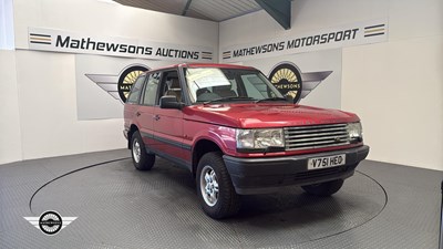 Lot 773 - 1999 LAND ROVER RANGEROVER 2.5 DT AUTO