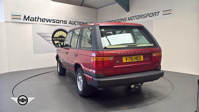 Lot 773 - 1999 LAND ROVER RANGEROVER 2.5 DT AUTO