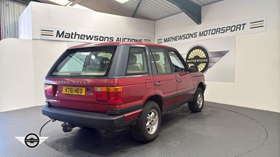 Lot 773 - 1999 LAND ROVER RANGEROVER 2.5 DT AUTO