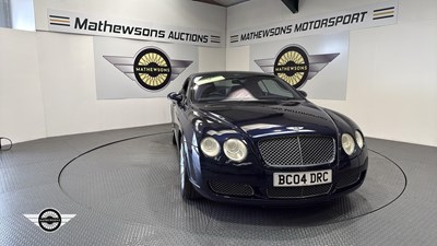 Lot 738 - 2004 BENTLEY CONTINENTAL GT AUTO