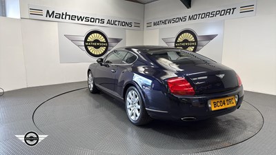 Lot 738 - 2004 BENTLEY CONTINENTAL GT AUTO