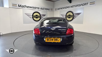 Lot 738 - 2004 BENTLEY CONTINENTAL GT AUTO