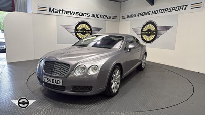 Lot 888 - 2004 BENTLEY CONTINENTAL GT AUTO