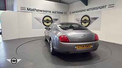 Lot 888 - 2004 BENTLEY CONTINENTAL GT AUTO