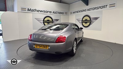 Lot 888 - 2004 BENTLEY CONTINENTAL GT AUTO