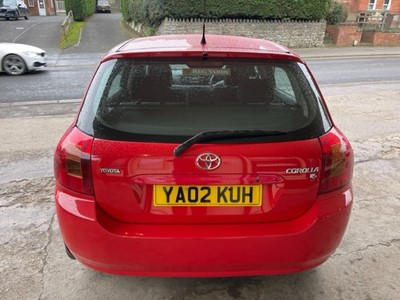 Lot 11 - 2002 TOYOTA COROLLA T2 VVTI