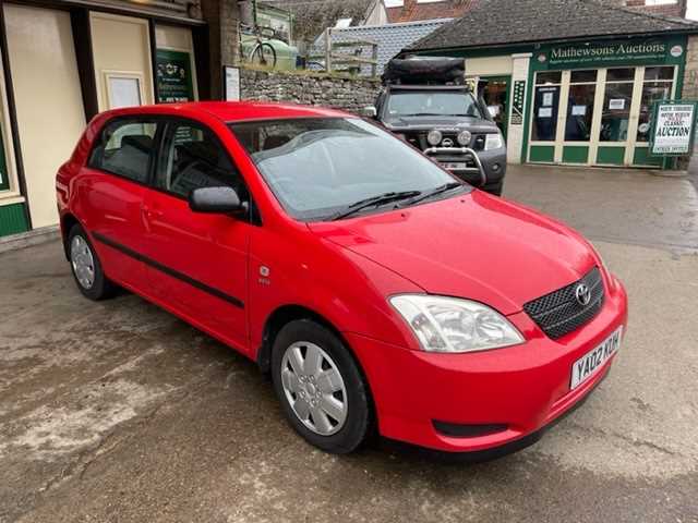 Lot 11 - 2002 TOYOTA COROLLA T2 VVTI