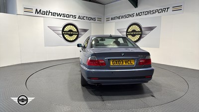 Lot 180 - 2003 BMW 318 CI