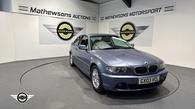Lot 180 - 2003 BMW 318 CI