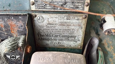 Lot 264 - 1952 MG TD/TF