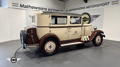 Lot 638 - 1931 RENAULT MODEL MONO 6 SALOON TYPE RY2