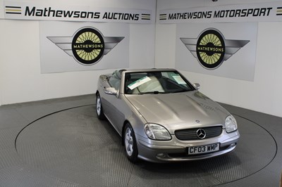 Lot 474 - 2003 MERCEDES SLK 230 KOMPRESSOR AUTO