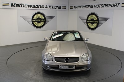 Lot 474 - 2003 MERCEDES SLK 230 KOMPRESSOR AUTO
