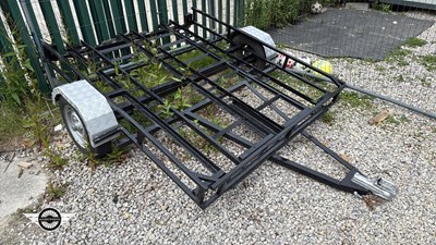 Lot 500 - MOTOR BIKE TRIPLE TRAILER