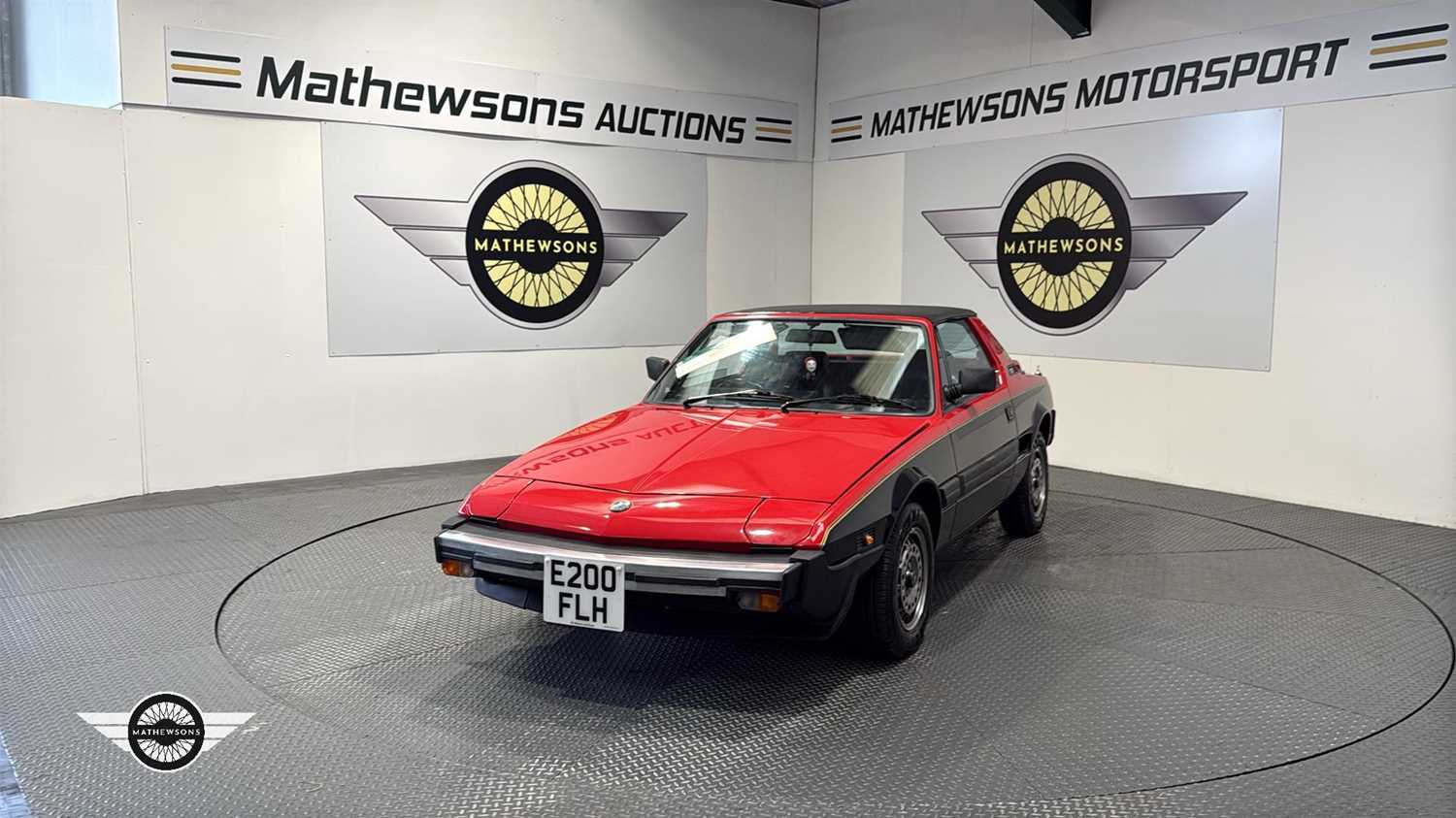 Lot 512 - 1987 FIAT X1/9 VS