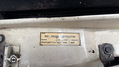 Lot 540 - 1968 ROVER 3.5 LITRE AUTO