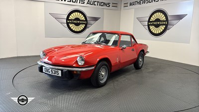 Lot 576 - 1978 TRIUMPH SPITFIRE 1500