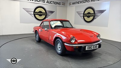 Lot 576 - 1978 TRIUMPH SPITFIRE 1500