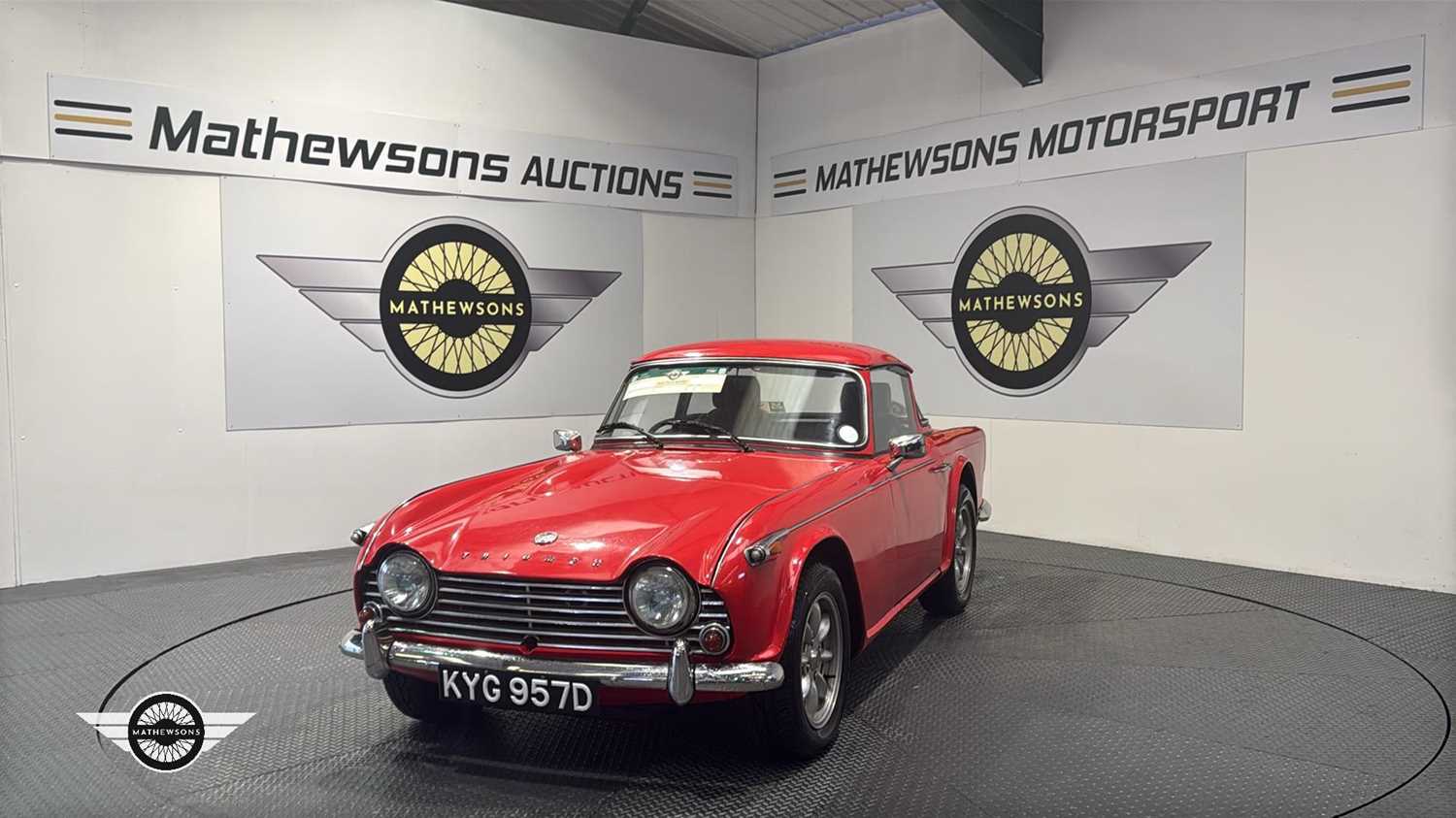 Lot 548 - 1966 TRIUMPH TR4A