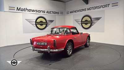 Lot 548 - 1966 TRIUMPH TR4A