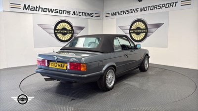 Lot 328 - 1990 BMW 325I CABRIOLET AUTO
