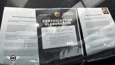 Lot 652 - 2009 ABARTH GRANDE PUNTO
