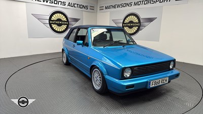 Lot 667 - 1988 VOLKSWAGEN GOLF CABRIO GTI