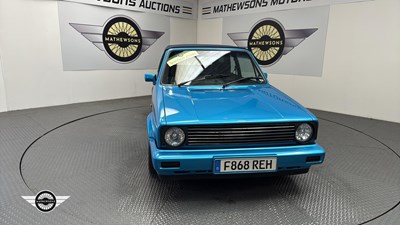 Lot 667 - 1988 VOLKSWAGEN GOLF CABRIO GTI