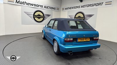 Lot 667 - 1988 VOLKSWAGEN GOLF CABRIO GTI