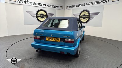 Lot 667 - 1988 VOLKSWAGEN GOLF CABRIO GTI