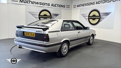 Lot 678 - 1986 AUDI COUPE QUATTRO