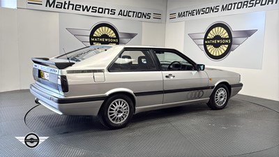 Lot 678 - 1986 AUDI COUPE QUATTRO