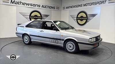 Lot 678 - 1986 AUDI COUPE QUATTRO