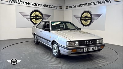 Lot 678 - 1986 AUDI COUPE QUATTRO
