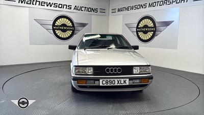 Lot 678 - 1986 AUDI COUPE QUATTRO