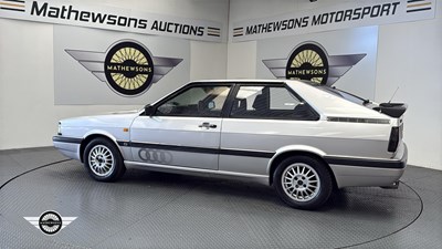 Lot 678 - 1986 AUDI COUPE QUATTRO