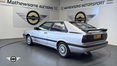 Lot 678 - 1986 AUDI COUPE QUATTRO