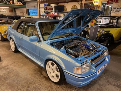 Lot 114 - 1989 FORD ESCORT XR3I CONVERTIBLE